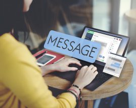 Online Message Email Digital Chatting Concept